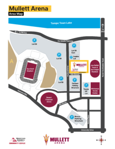 Mullett Arena Area Map
