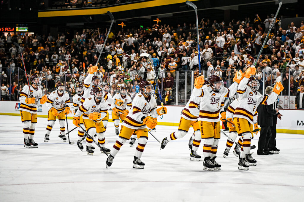 First Win in Mullett Arena vs. Colgate Oct. 14 2022